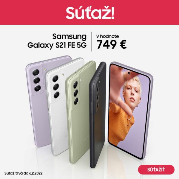 Súťaž o novinku Samsung Galaxy S21 FE 5G