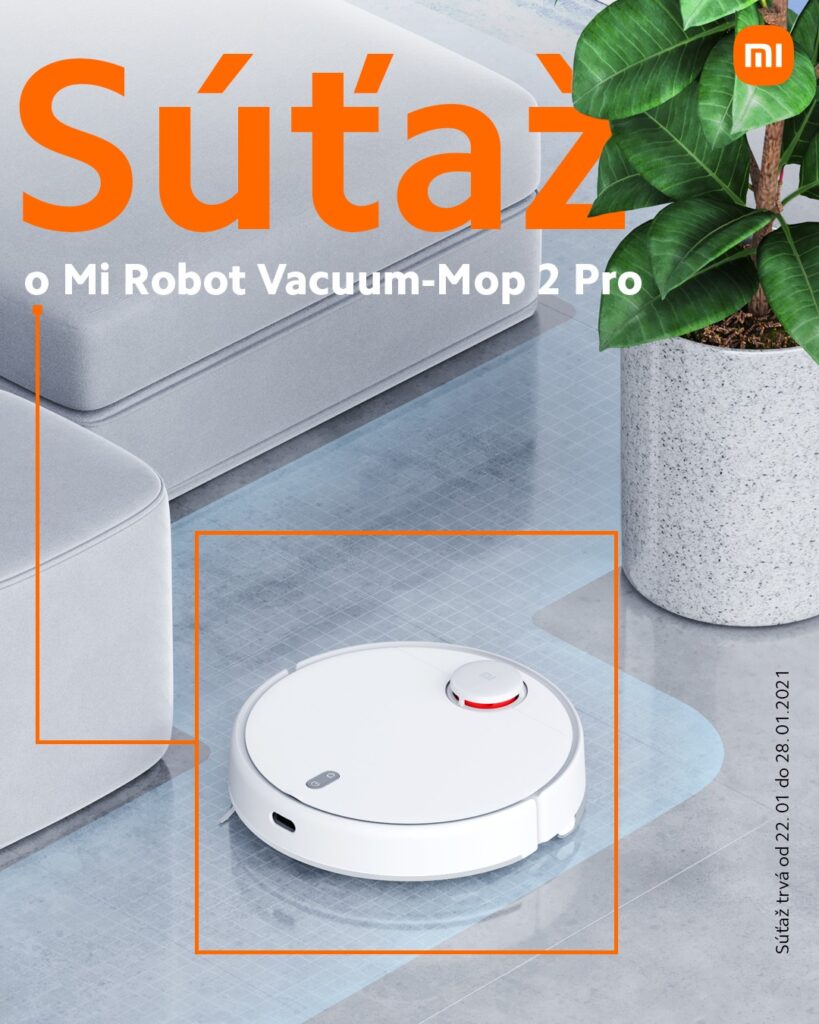 Súťaž o robotický vysávač Mi Robot Vacuum-Mop 2 Pro