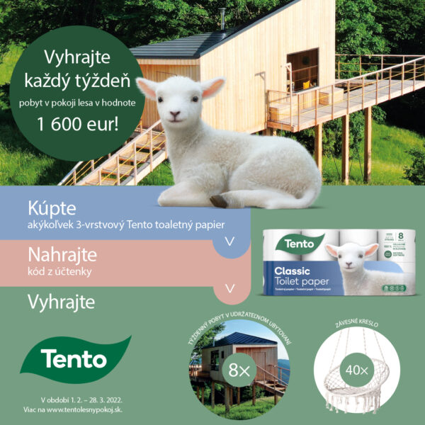 Vyhrajte každý týždeň pobyt v pokoji lesa v hodnote 1600€