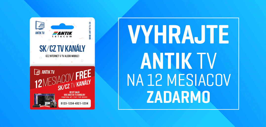 Vyhrajte televíziu so 7-dňovým archívom na jeden rok