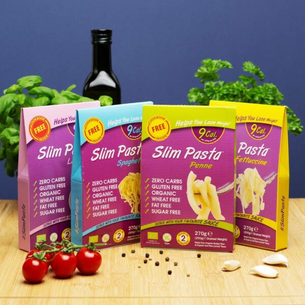 Súťaž o 2 balíčky s konjakovými cestovinami Slim Pasta