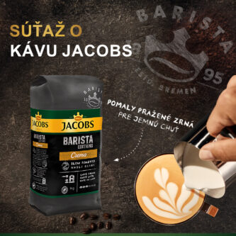 Súťaž o lahodnú zrnkovú kávu Jacobs