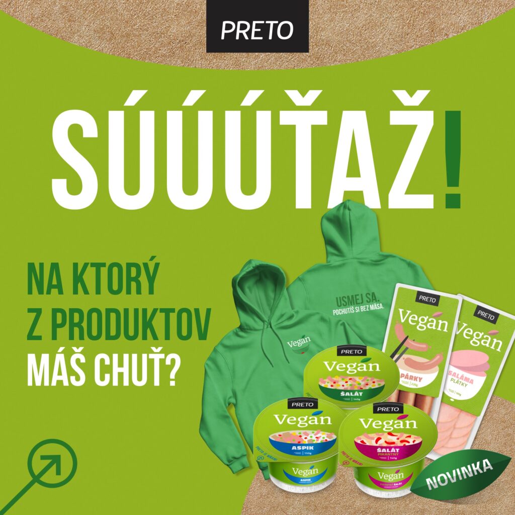 Súťaž o plný box Vegan noviniek od PRETO Žilina