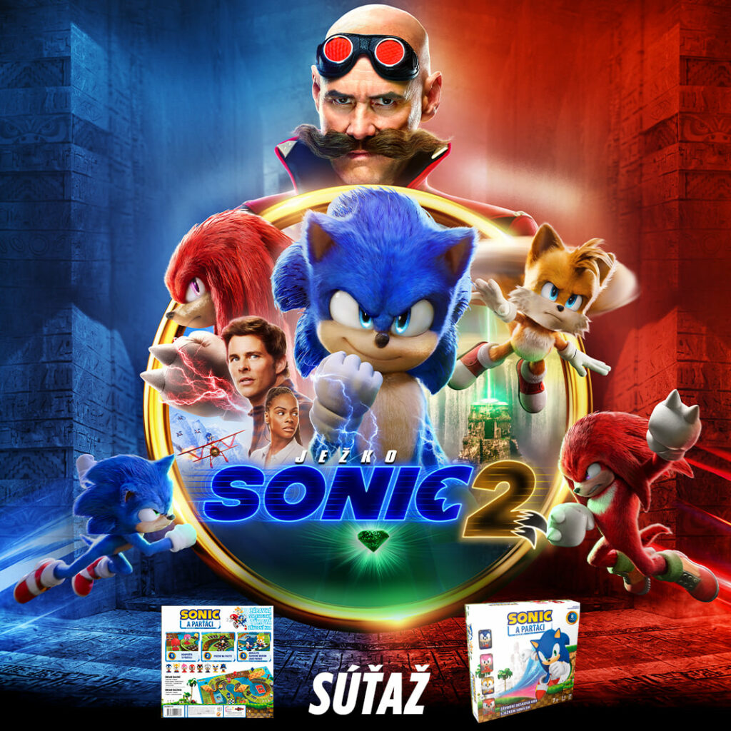 Súťaž s filmom Ježko Sonic 2