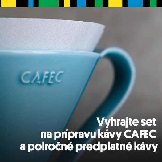 Vyhrajte polročné predplatné kávy a set na prípravu CAFEC - Goriffee