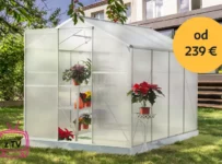 Záhradné skleníky už od 239€