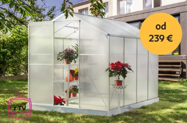 Záhradné skleníky už od 239€