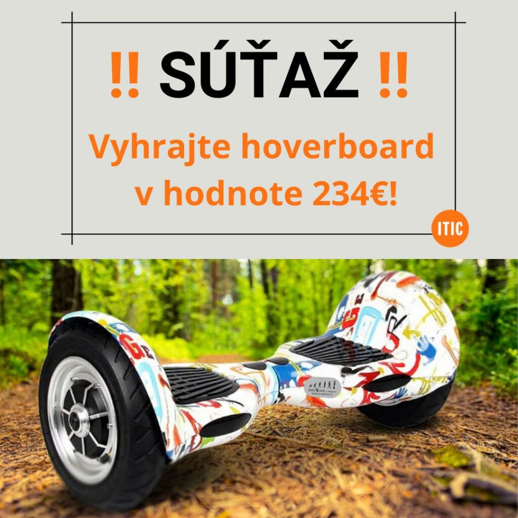 Súťaž o hoverboard v hodnote 234 €
