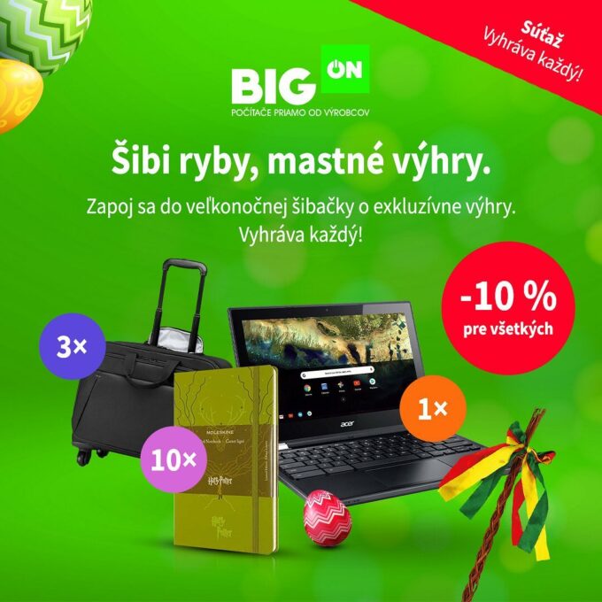 Súťaž o skvelé výhry od Bigon.sk
