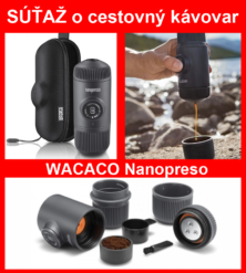 Súťaž o cestovný kávovar Wacaco Nanopresso