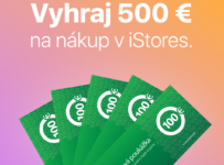 Súťaž o darčekové poukážky iStores v hodnote 500 €