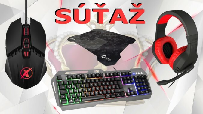 Súťaž o herné slúchadlá, myš, klávesnicu a podložku