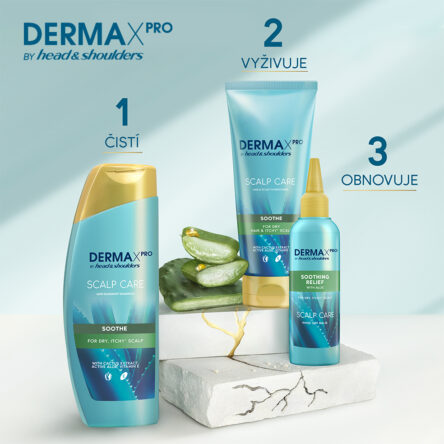 Súťaž o 3 produkty Head & shoulders DermaXPro Scalp