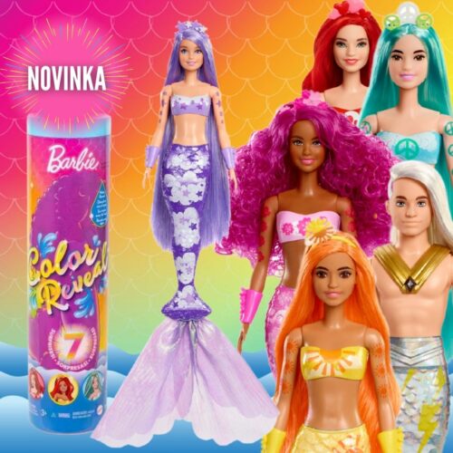 Súťaž o 3x Barbie a 3x Chelsea color reveal morské panny