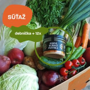 Súťaž o debničku plnú ovocia či zeleniny a kartón paštét
