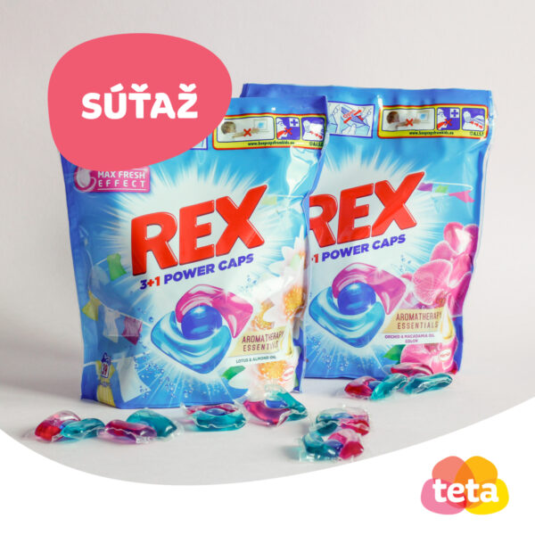 Súťaž o kapsuly Rex 3 + 1 Power Cap Orchid a Lotus