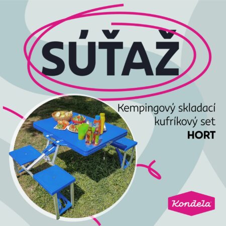 Súťaž o kempingový rozkladací set HORT