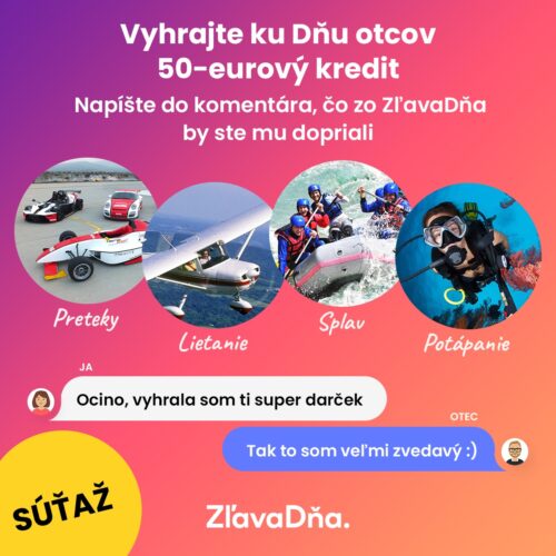 Vyhrajte kredit v hodnote 50 € na ľubovoľný nákup na ZlavaDna.sk