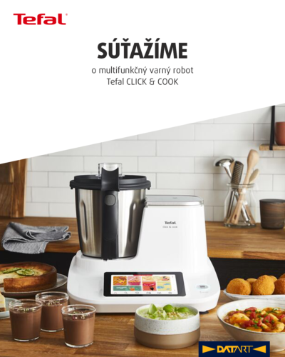 Súťaž o multifunkčný robot Tefal Click&Cook FE506130