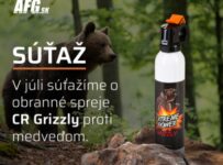 Súťaž o obranný sprej CR Grizzly proti medveďom