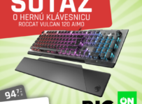 Súťaž o prémiovú klávesnicu Roccat Vulcan