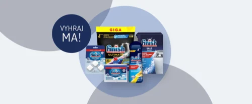 Vyhrajte s Finish balíček polročnej zásoby produktov na umývanie riadu