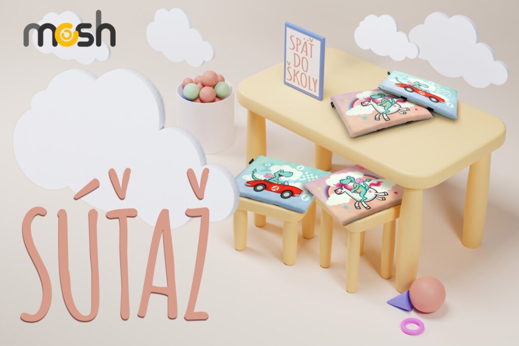 Súťaž o detský podsedák značky MOSH podľa vlastného výberu