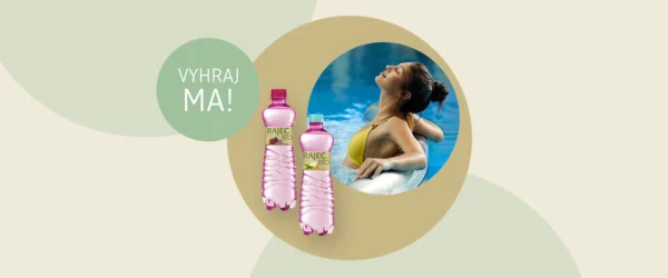 Súťaž o wellness pobyt v hoteli SPA Aphrodite a balíčky vôd zn. Rajec