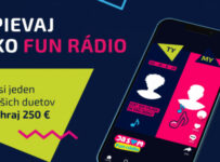 Spievaj ako Fun rádio a vyhraj 250€