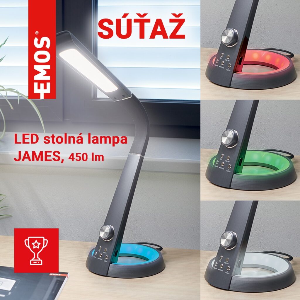 Súťaž o lampu JAMES