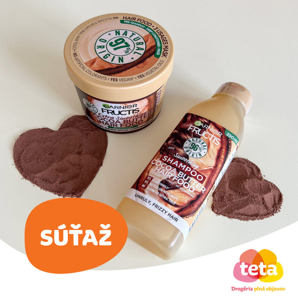 Súťaž o novinku Garnier Fructis Cocoa Butter