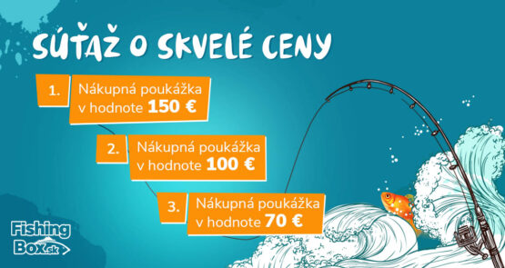 Ulovte s e-shopom Fishingbox Zlatú rybku a hrajte o skvelé ceny