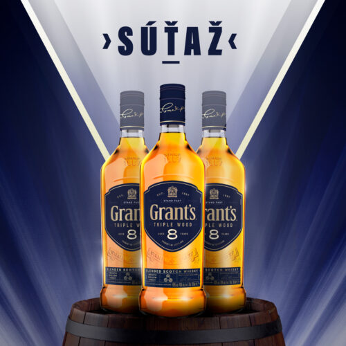 Súťaž o 4x Grant's Triple Wood 8 ročná