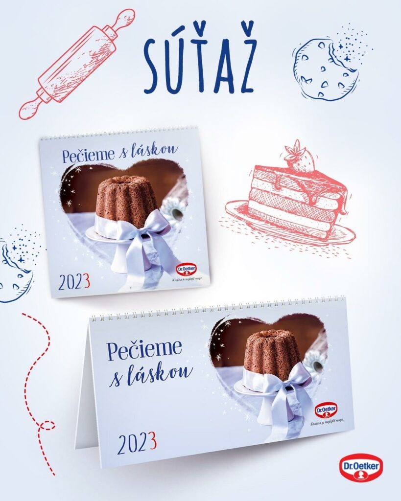 Súťaž o jedinečný kalendár 2023 od Dr. Oetker
