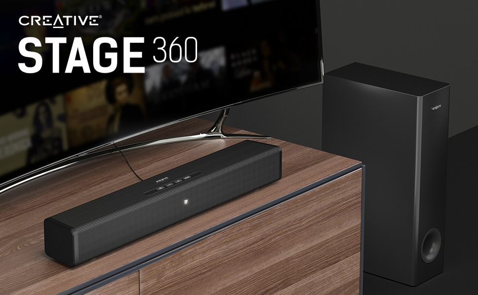 Súťaž o soundbar Creative Stage 360