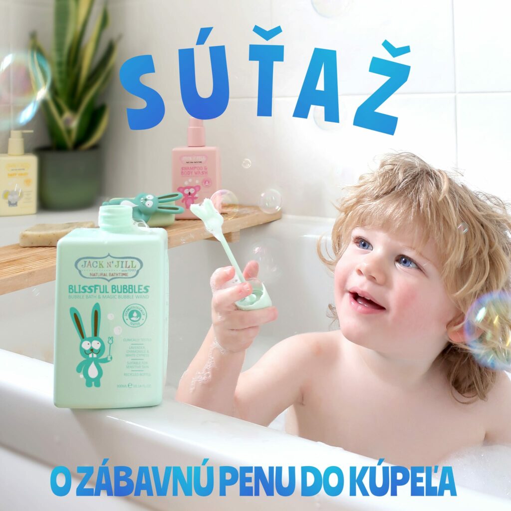 Súťaž o zábavnú penu do kúpeľa Jack N Jill