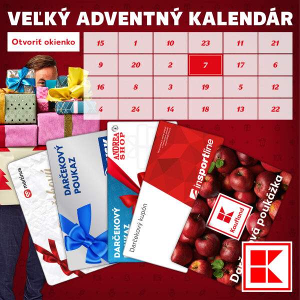 Adventný kalendár Kaufland