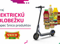 Vyhraj elektrickú kolobežku a produkty Snico