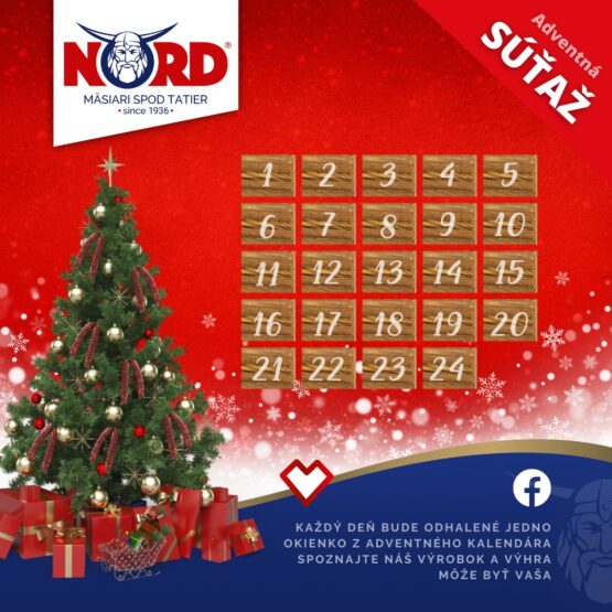 Súťaž Adventný kalendár NORD SVIT