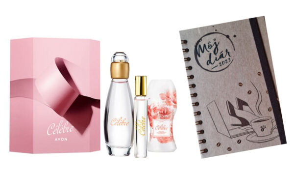 Súťaž o Darčekový set Célébre Avon a diár Tchibo 2023