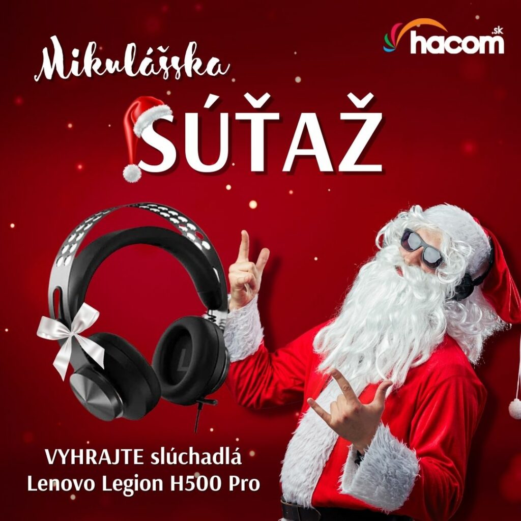 Súťaž o štýlové slúchadlá Lenovo Legion H500 Pro 7.1