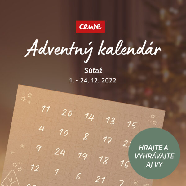 Vianočná hra, adventný kalendár Cewe