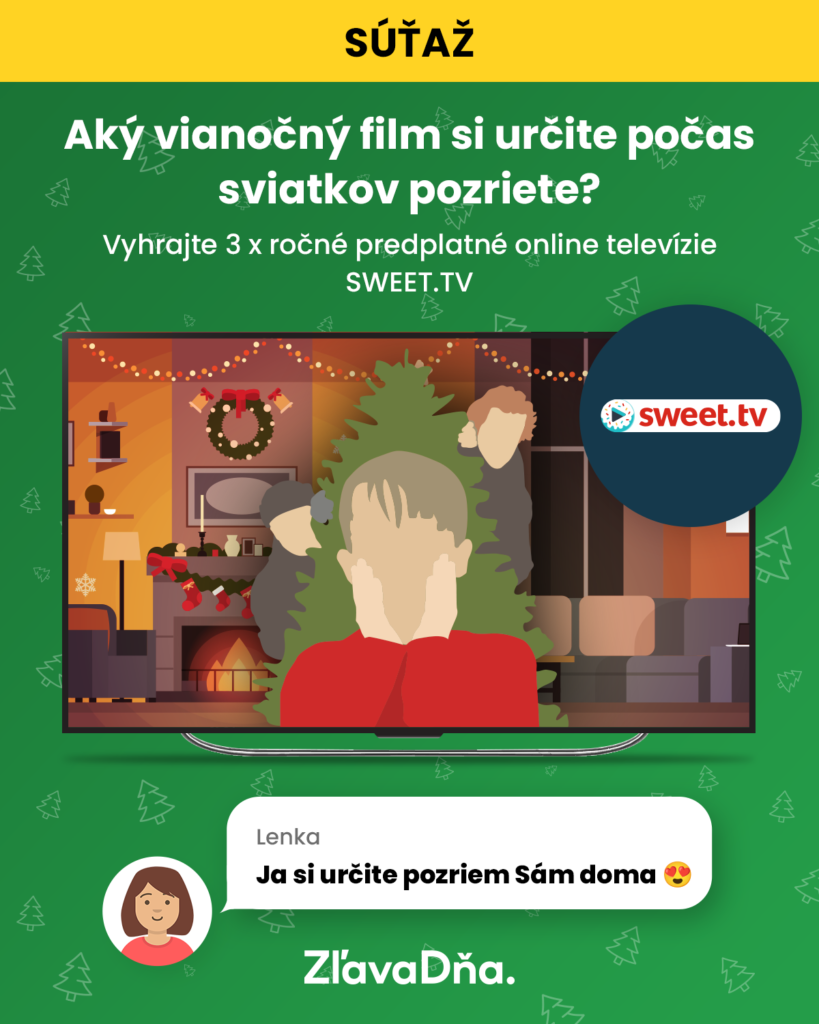 Vyhrajte 3 x ročné predplatné online televízie SWEET.TV