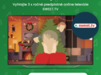 Vyhrajte 3 x ročné predplatné online televízie SWEET.TV