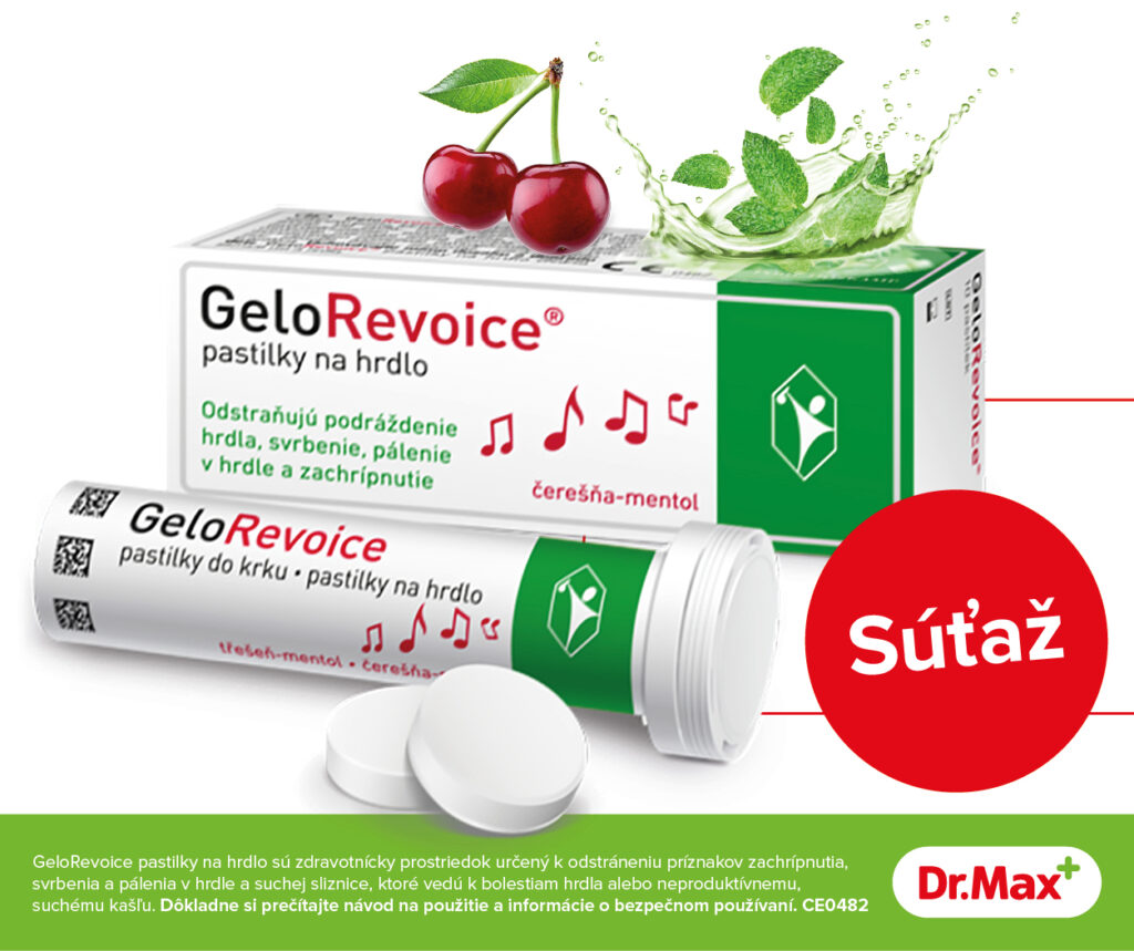 Súťaž o Pastilky na hrdlo GeloRevoice