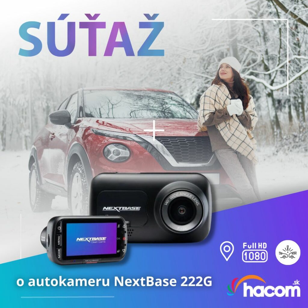Súťaž o autokameru Nextbase 222G
