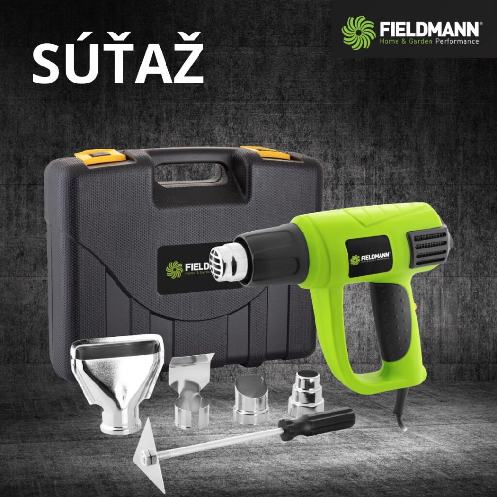 Súťaž o teplovzdušnú pištoľ FIELDMANN FDHP 202001-E