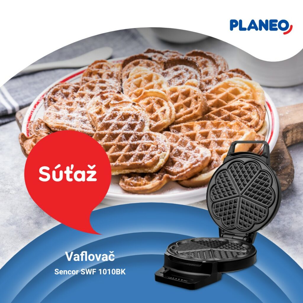 Súťaž o vaflovač SWF 1010BK od Sencor