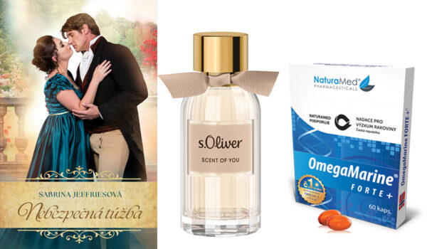 Súťaž o 2 Valentínske balíčky s knihou, vôňou s.Oliver a OmegaMarine Premium