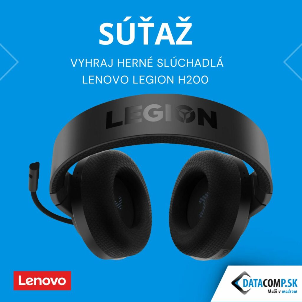 Súťaž o herné slúchadlá Lenovo Legion H200
